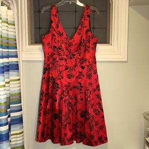 Le Chateau plus size red party dress